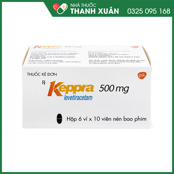 Thuốc Keppra 500mg điều trị động kinh